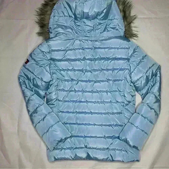 Light Blue Tommy Hilfiger Reflective Jacket - Picture 3 of 8